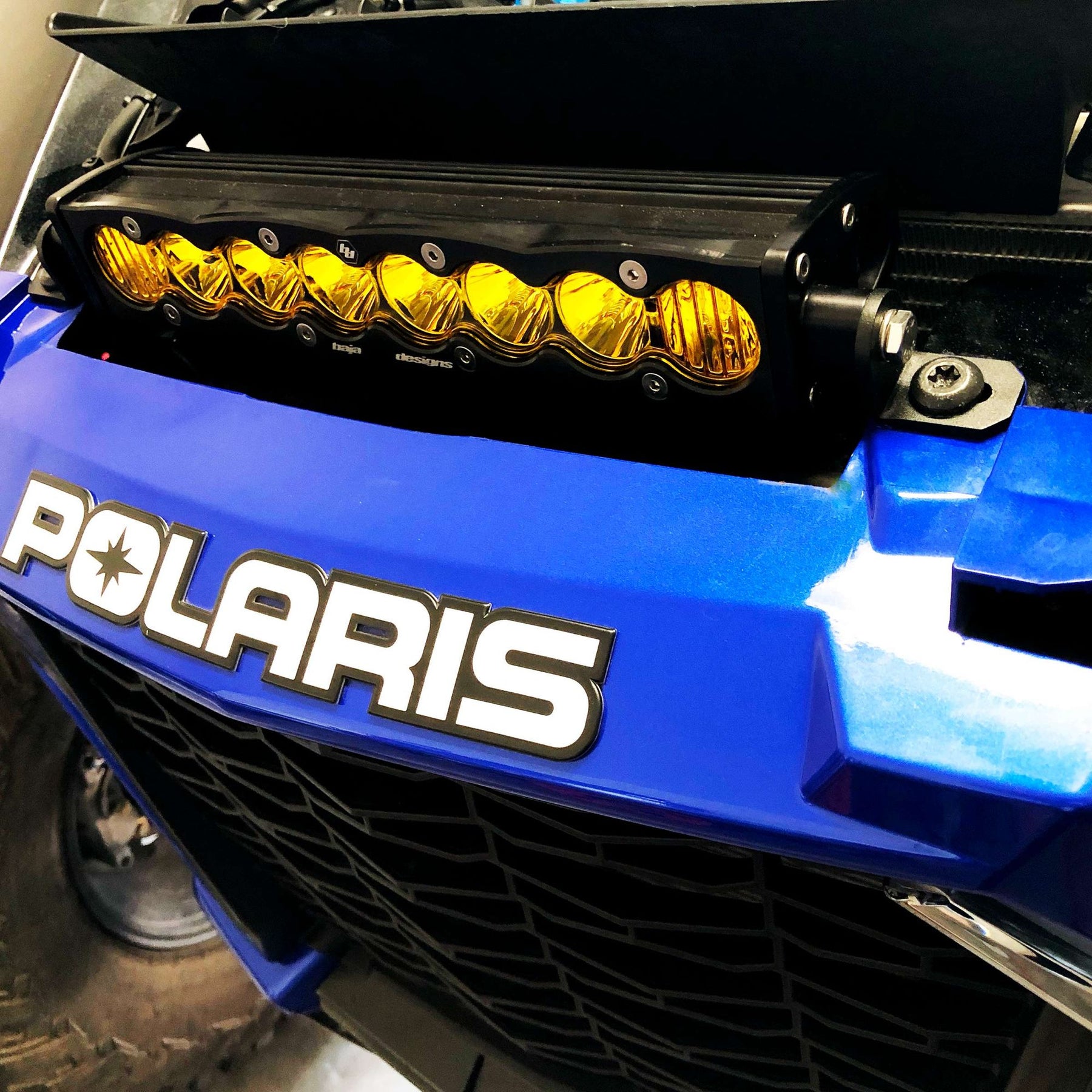 Polaris RZR XP 1000 / Turbo / Turbo S Single Row Grill Led Light Bar Mounts