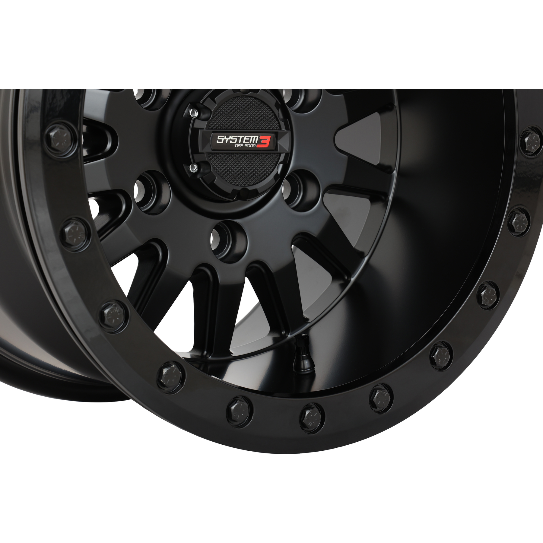 SB-8 Beadlock Wheel (Matte Black) | System 3 Off-Road