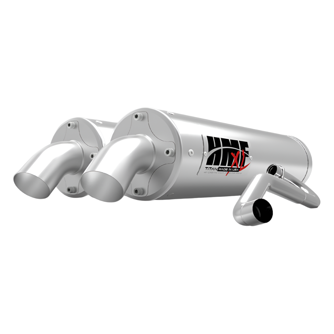 Polaris General / RZR Titan Dual Full Exhaust System | HMF Racing