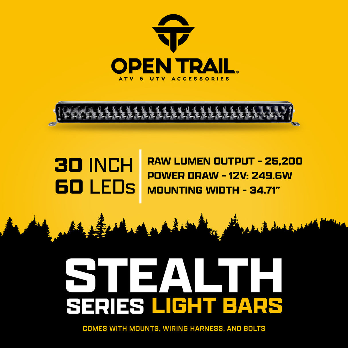 Open Trail STEALTH LED LIGHT BARS