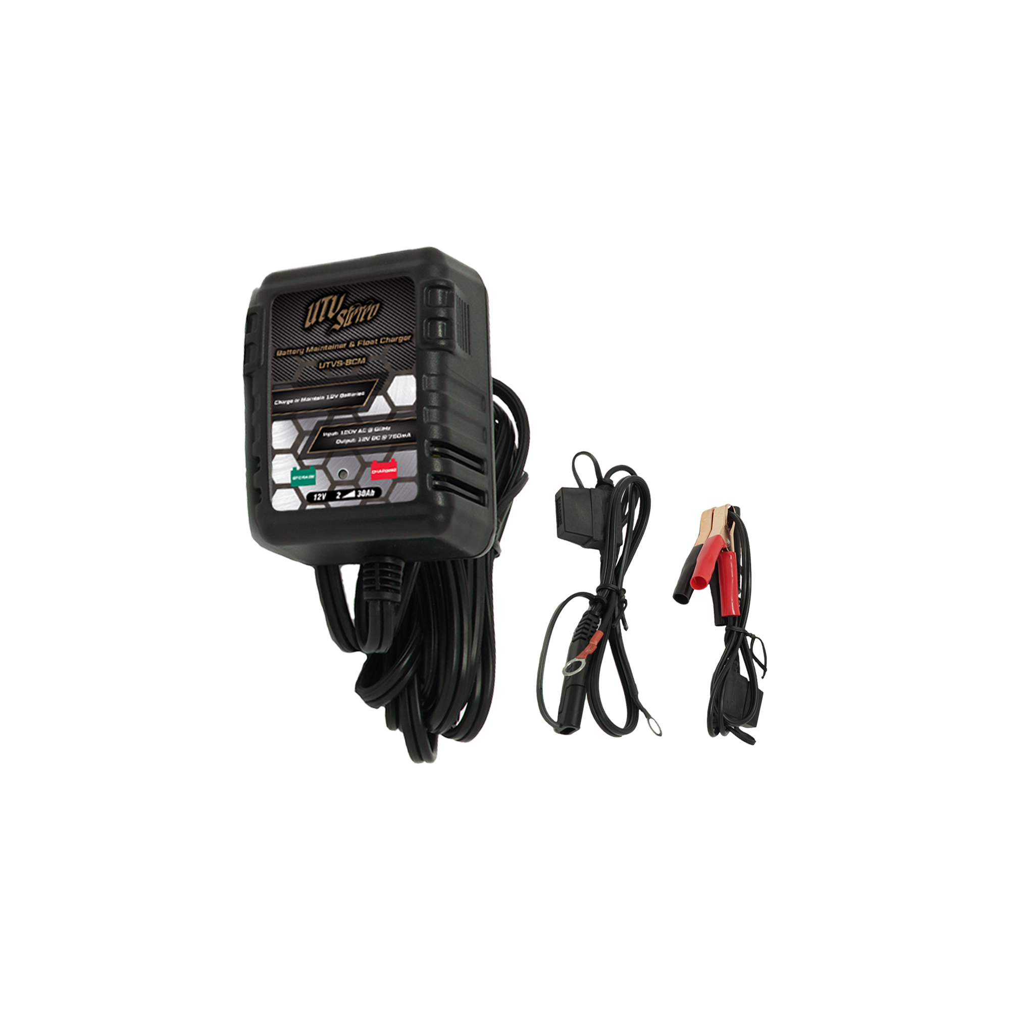 12 Volt Automatic Battery Charger / Maintainer | UTV Stereo