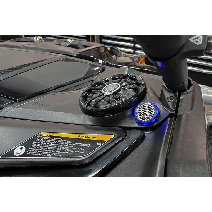 Can Am Maverick R 6.5" Dash Panel Speaker Mounts | UTV Stereo