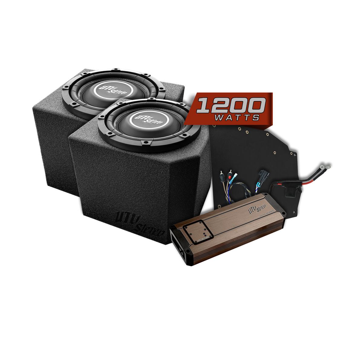 Polaris Ranger XD 1500 1200W Dual 10" Subwoofer Kit