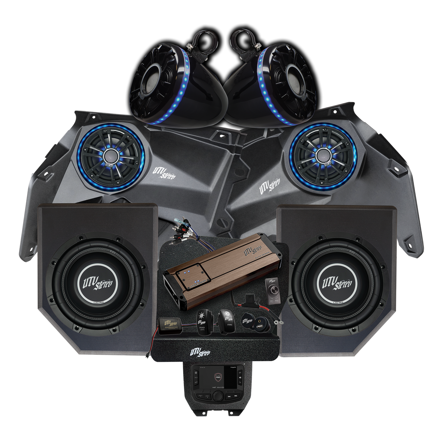 Can Am X3 Elite Series Stage 6 Stereo Kit | UTV Stereo