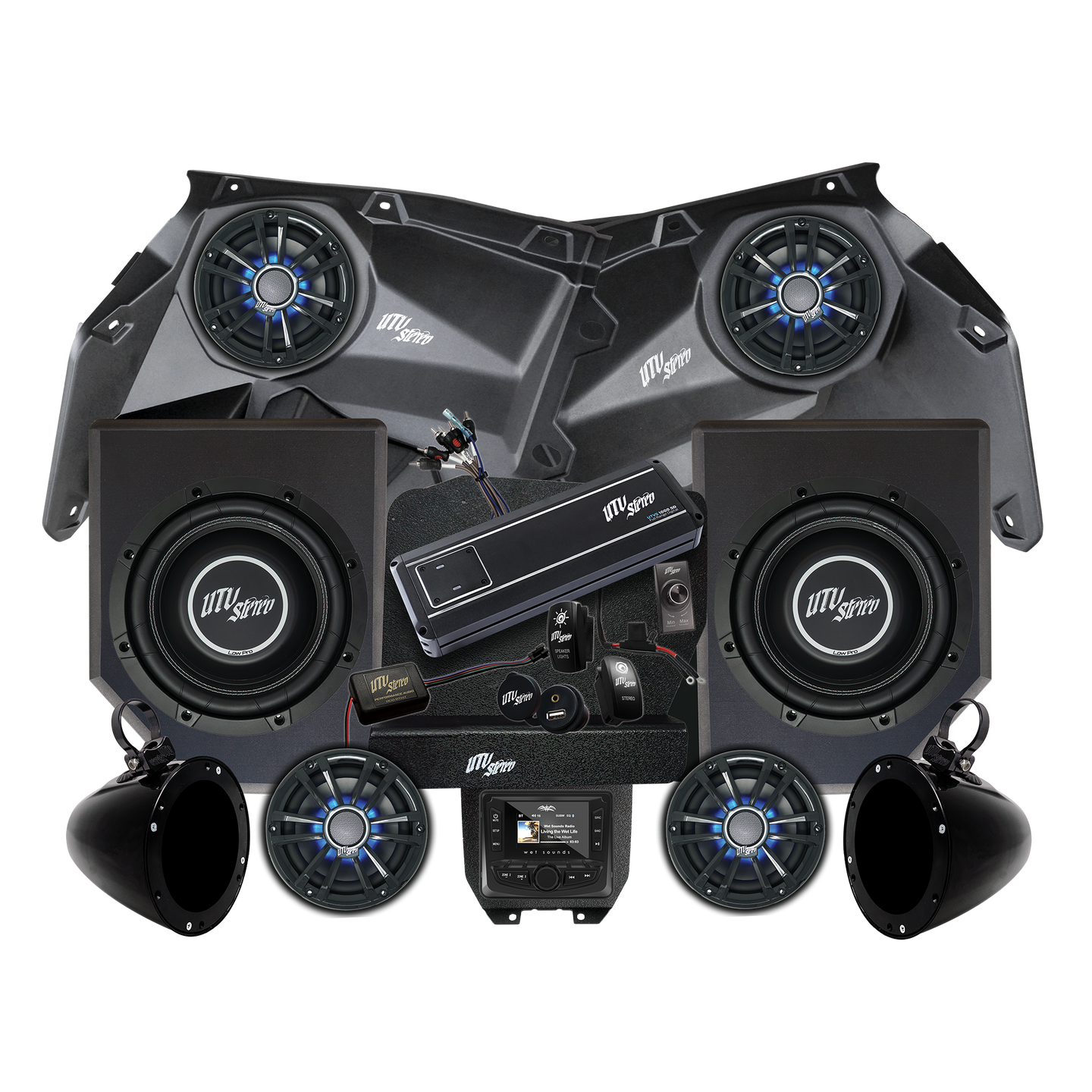 Can Am X3 Signature Series Stage 6 Stereo Kit | UTV Stereo