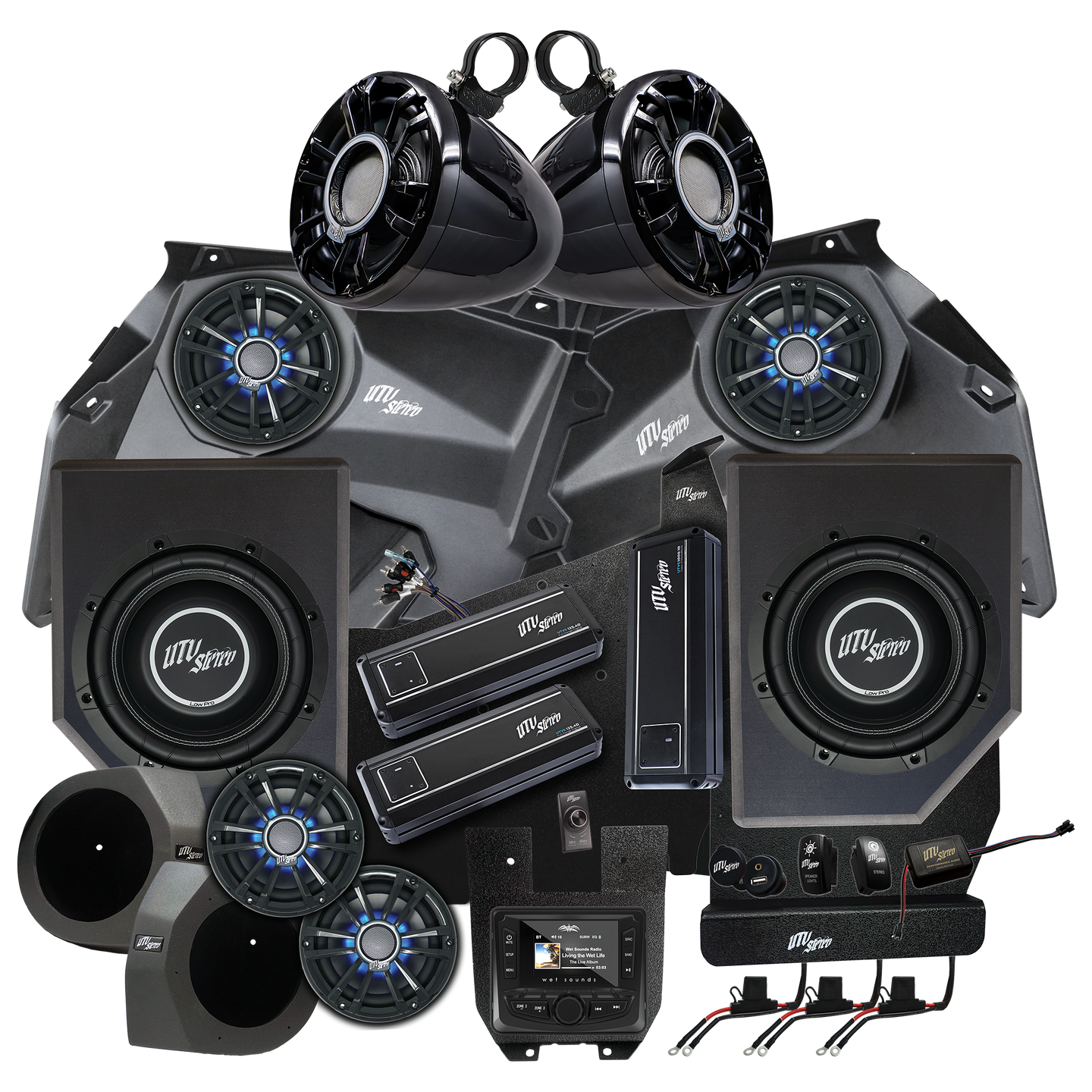 Can Am X3 Signature Series Stage 8 Stereo Kit | UTV Stereo