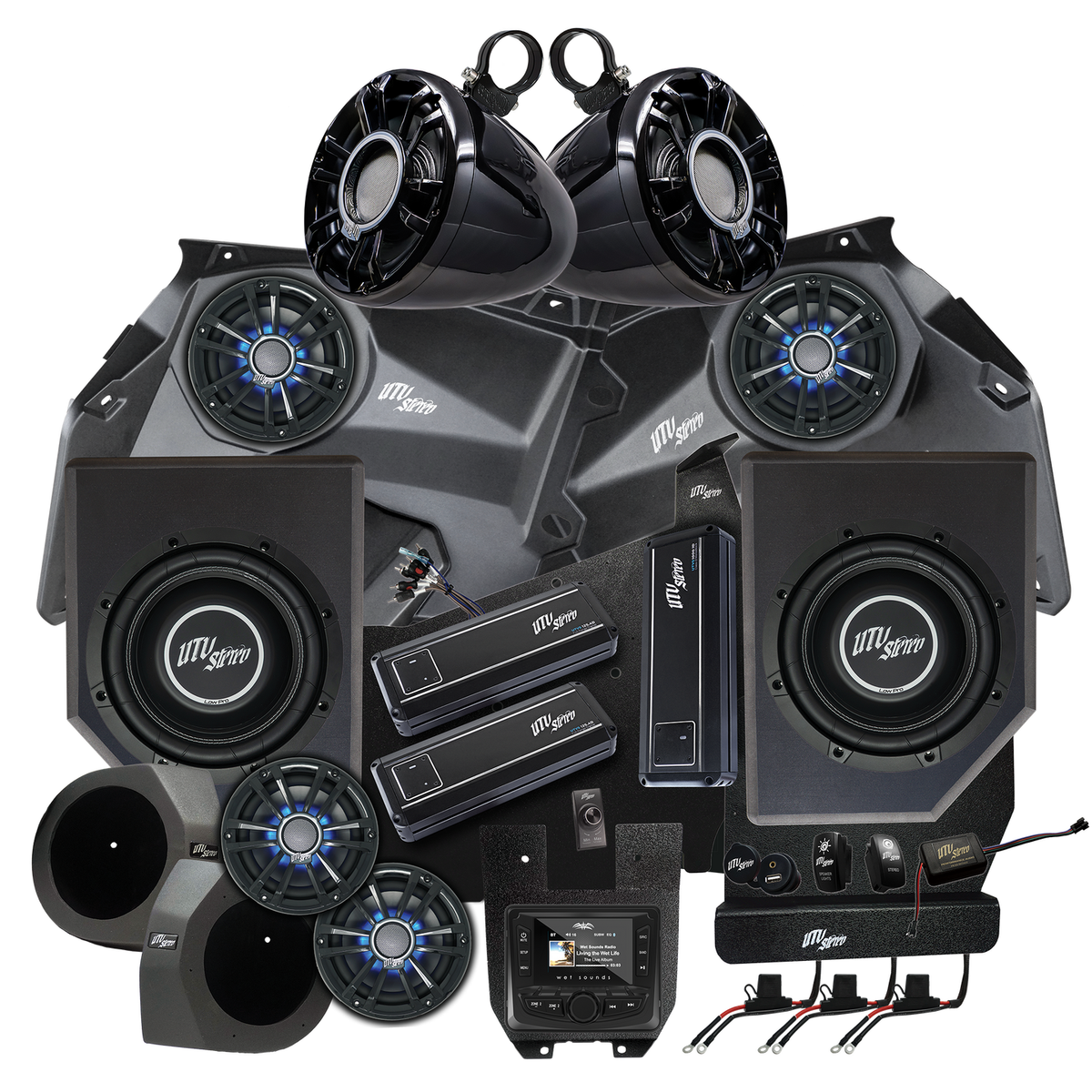 Can Am X3 Signature Series Stage 8 Stereo Kit | UTV Stereo