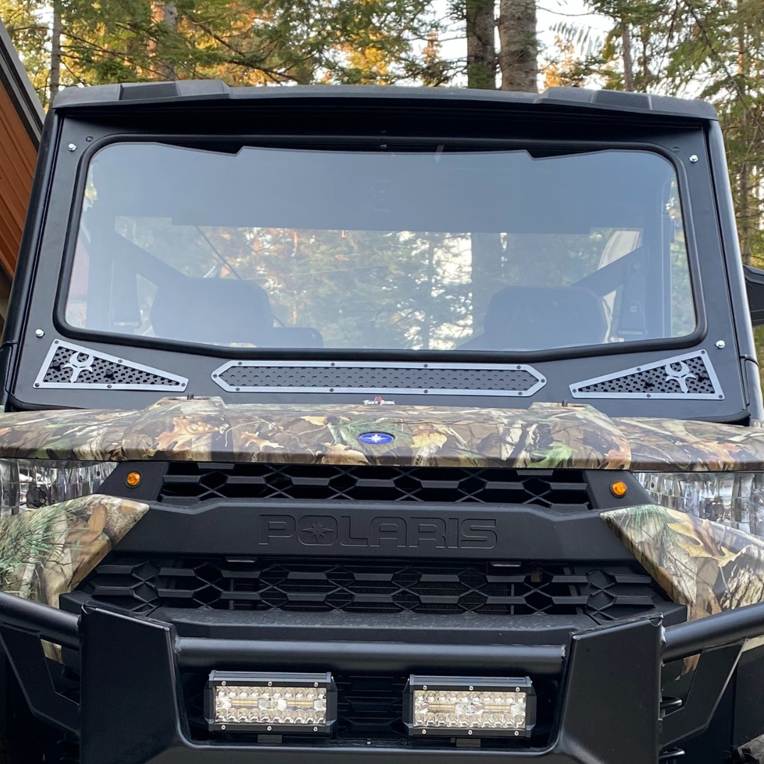 Polaris Ranger XP 1000 Glass Windshield | Heatercraft