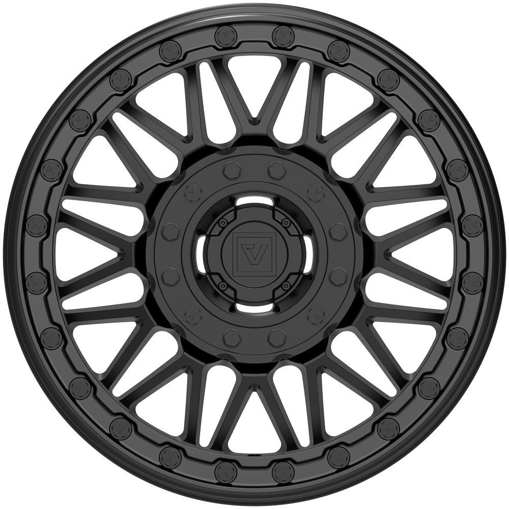 V08 UTV Beadlock Wheel (Satin Black) | Valor Offroad