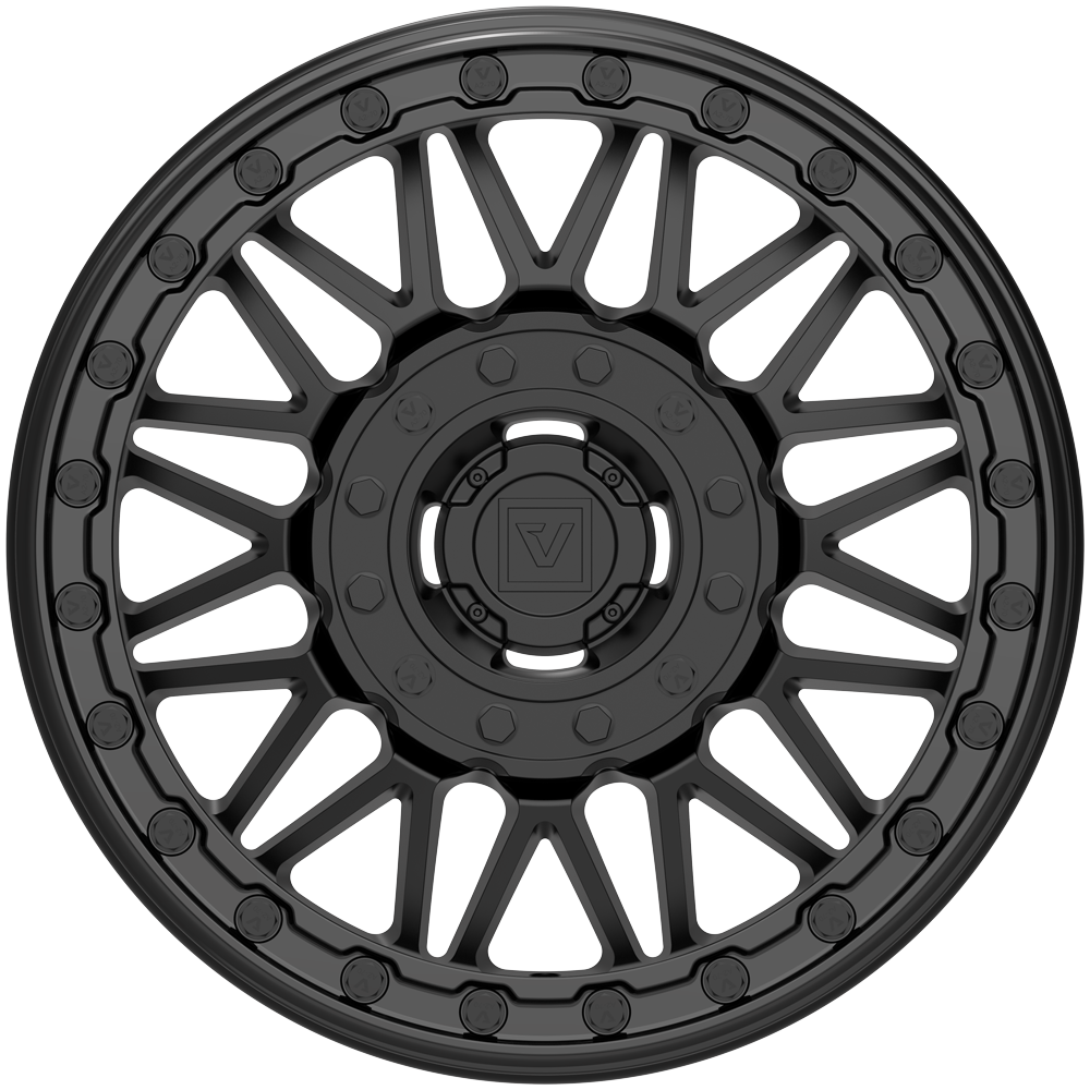 V08 UTV Beadlock Wheel (Satin Black) | Valor Offroad
