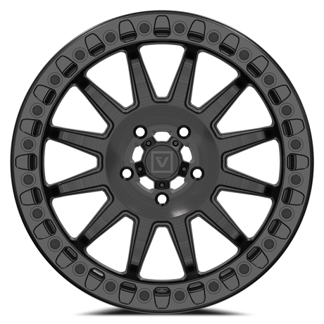 V09 Beadlock Wheel (Brushed Charcoal) | Valor Offroad