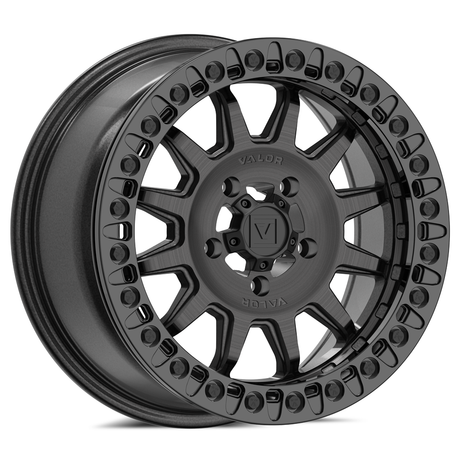 V09 Beadlock Wheel (Brushed Charcoal) | Valor Offroad