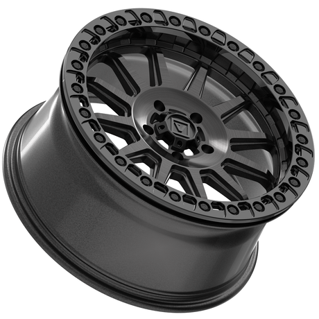 V09 Beadlock Wheel (Brushed Charcoal) | Valor Offroad