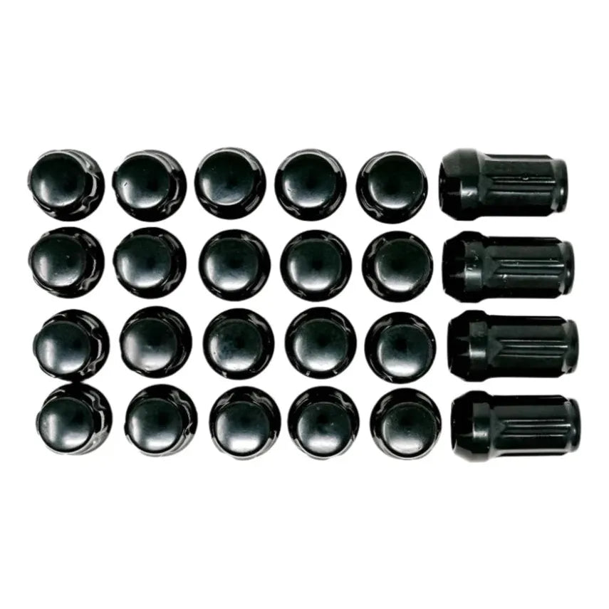 UTV 6 Lug Nut Kit M12×1.5 (Black)