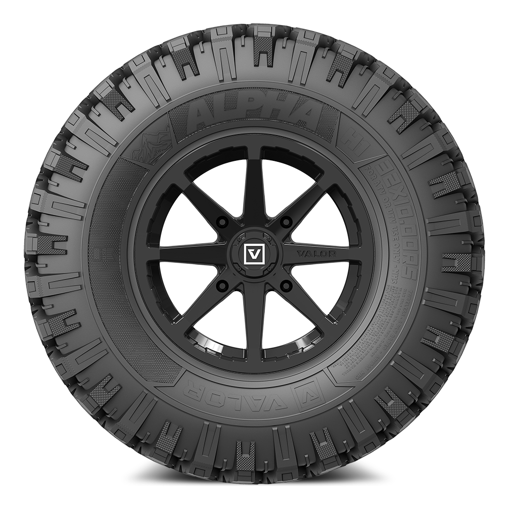 Alpha V01 Wheel & Tire Package | Valor Offroad