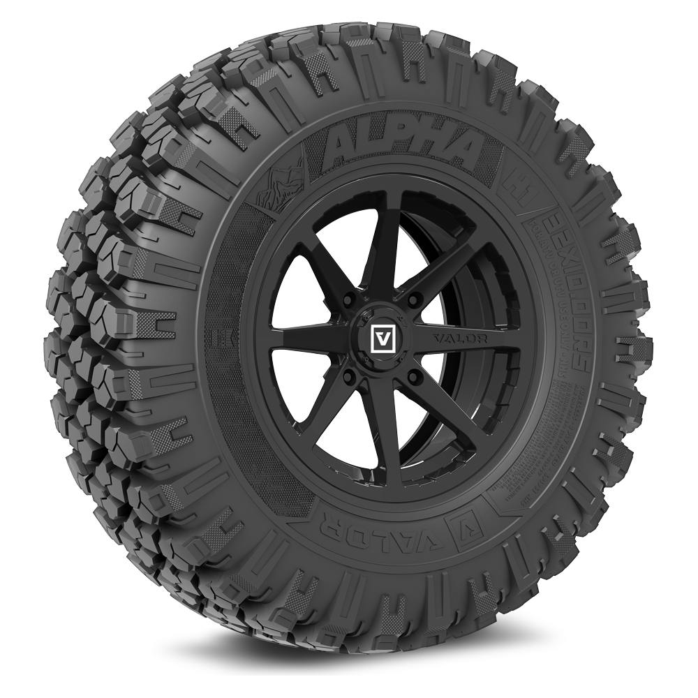 Alpha V01 Wheel & Tire Package | Valor Offroad