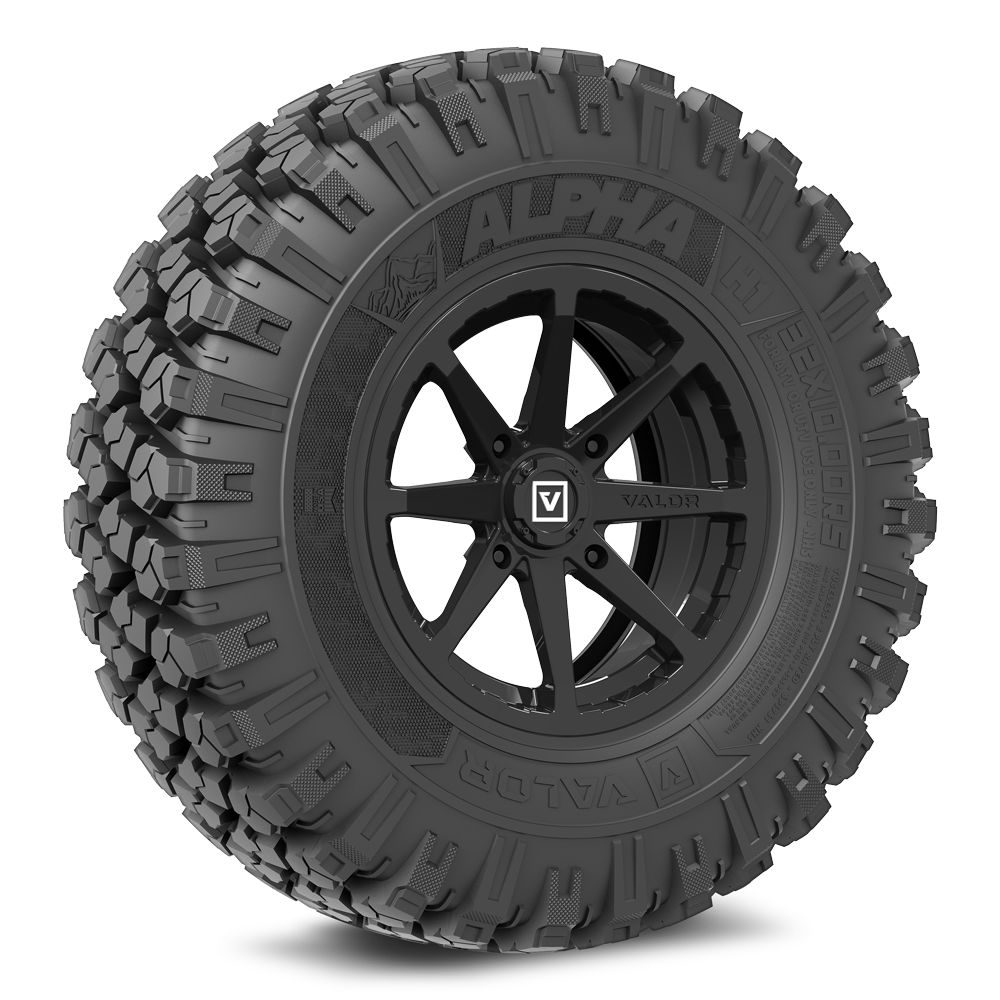 Alpha V01 Wheel & Tire Package | Valor Offroad