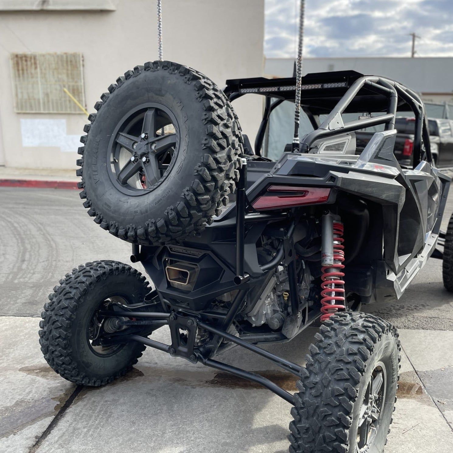 Polaris RZR Pro R Swing out Spare Tire Carrier