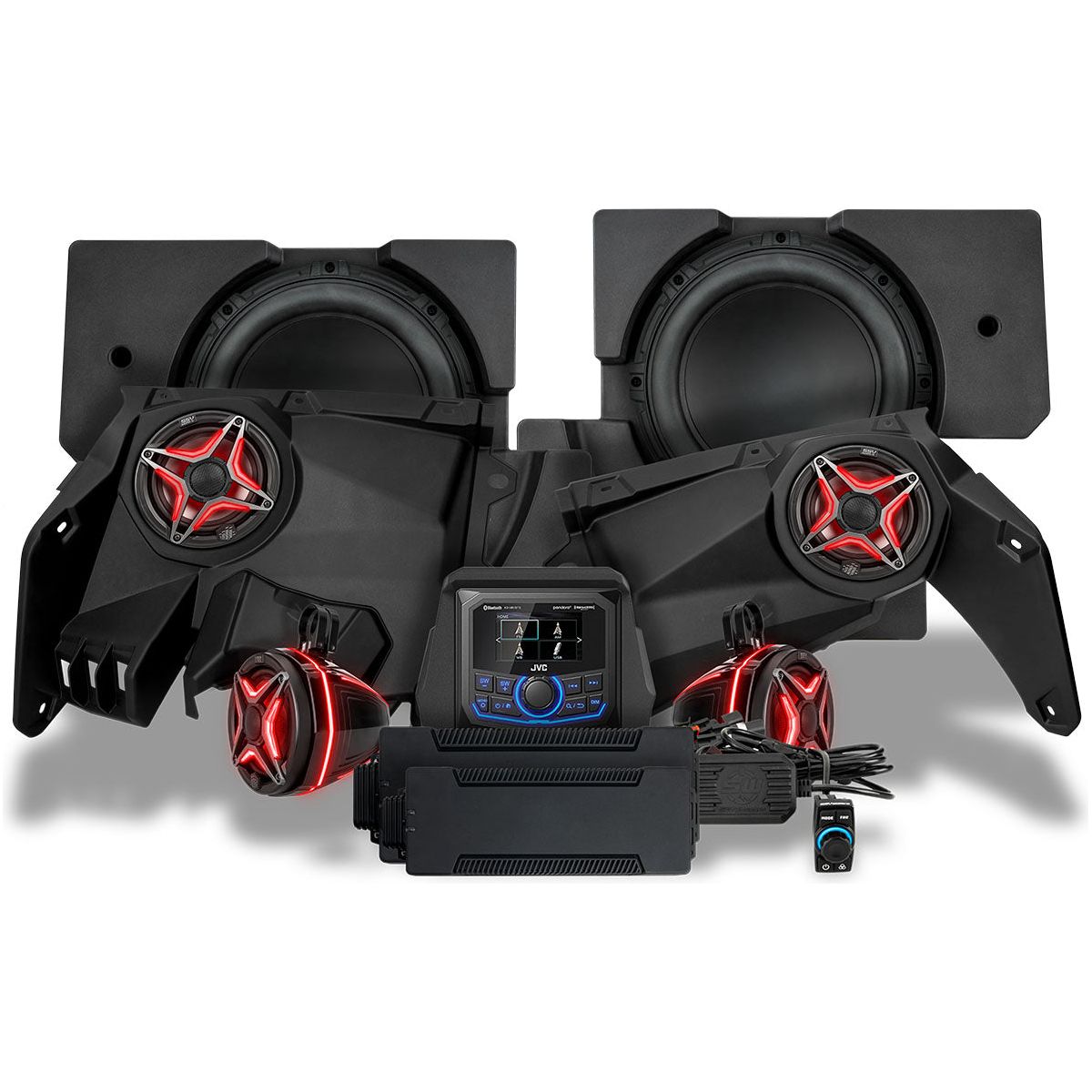 Can Am X3 V-Spec 6 Speaker Plug-and-Play System with JVC | SSV Works