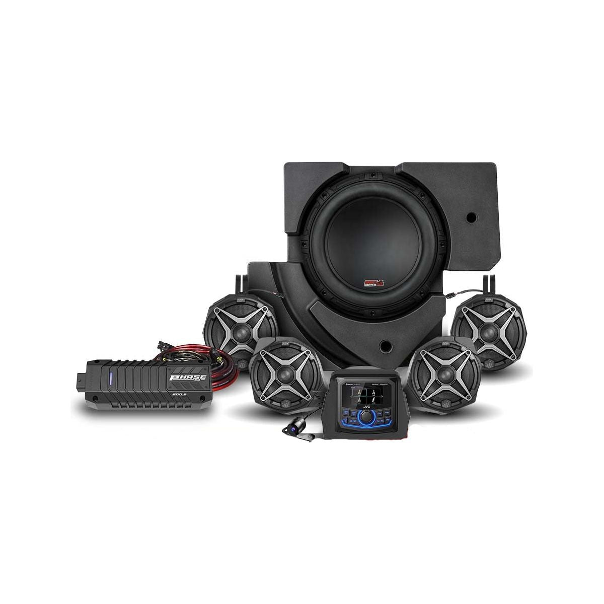 Can Am X3 A-Spec 5 Speaker Plug-and-Play System with JVC | SSV Works