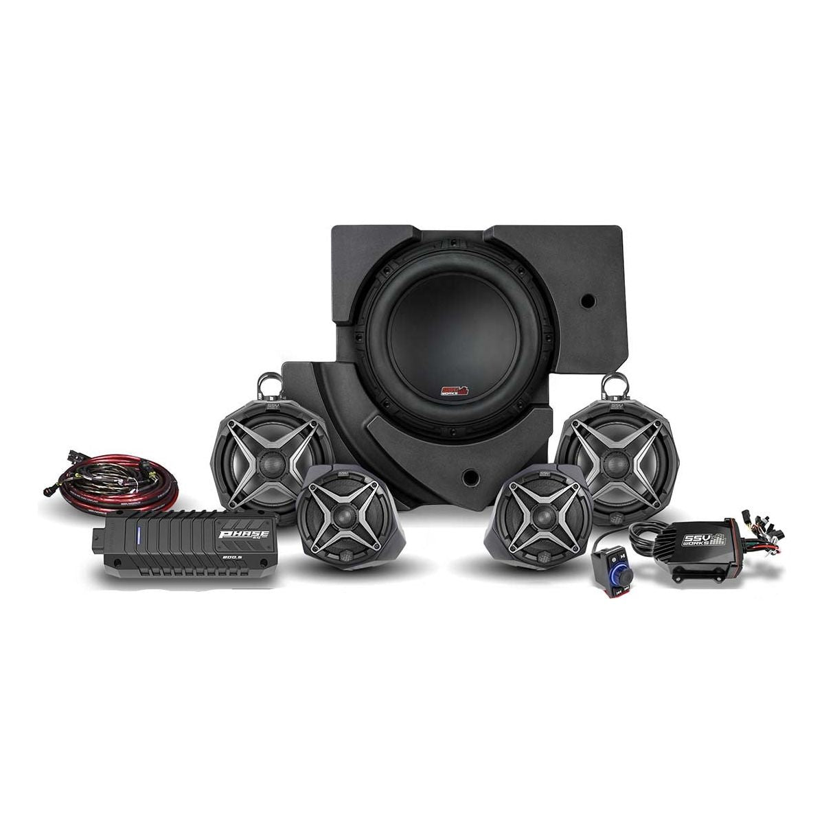 Can Am X3 A-Spec Phase X 5 Speaker Plug-and-Play System | SSV Works