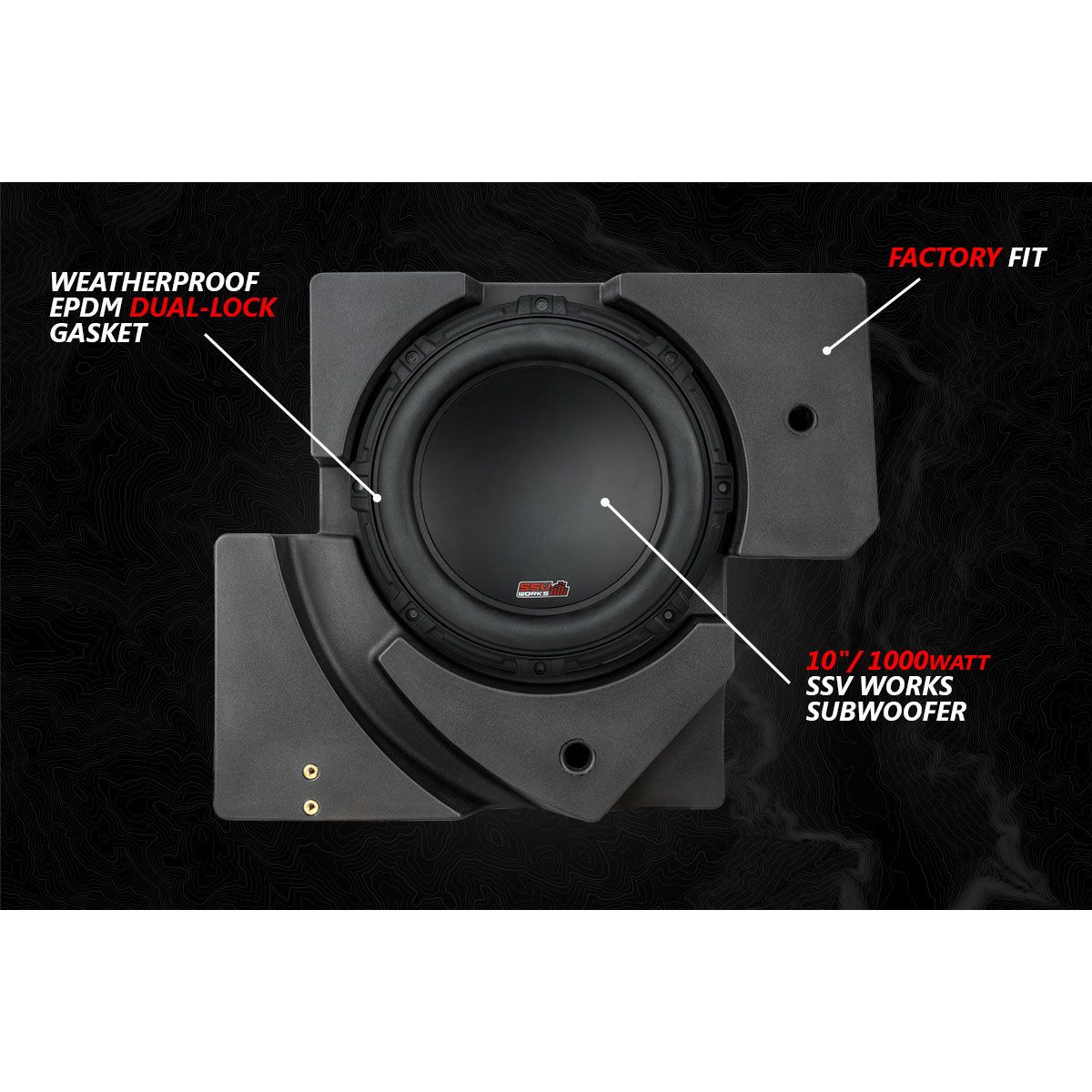 Can Am X3 Lighted 3-Speaker System with Head Unit | SSV Works