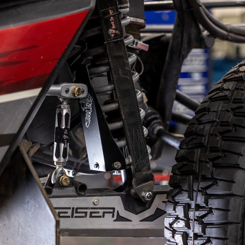 Polaris RZR Pro R / Turbo R Aluminum Shock Guards | Shock Therapy