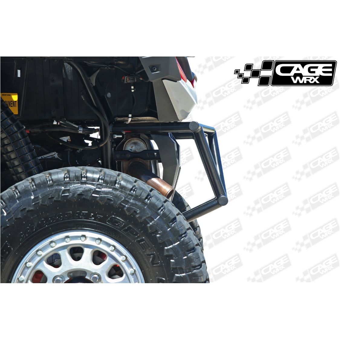 Polaris RZR Assembled Rear Bumper | CageWRX