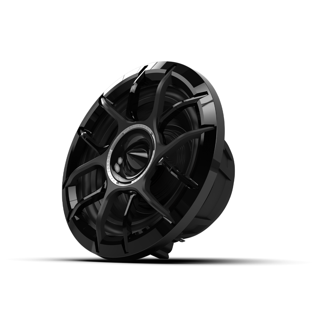 Zero Series 6.5" High-Output Component Style Coaxial Speakers (Pair)