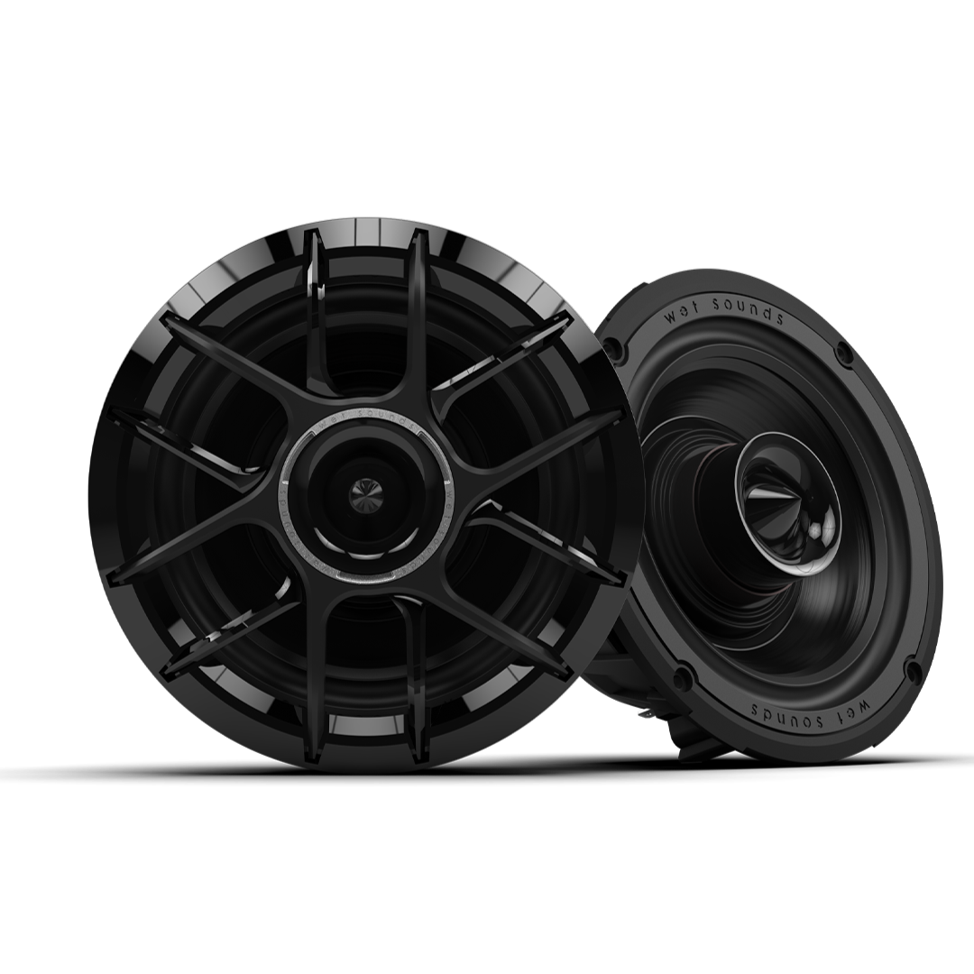 Zero Series 6.5" High-Output Component Style Coaxial Speakers (Pair) | Wet Sounds