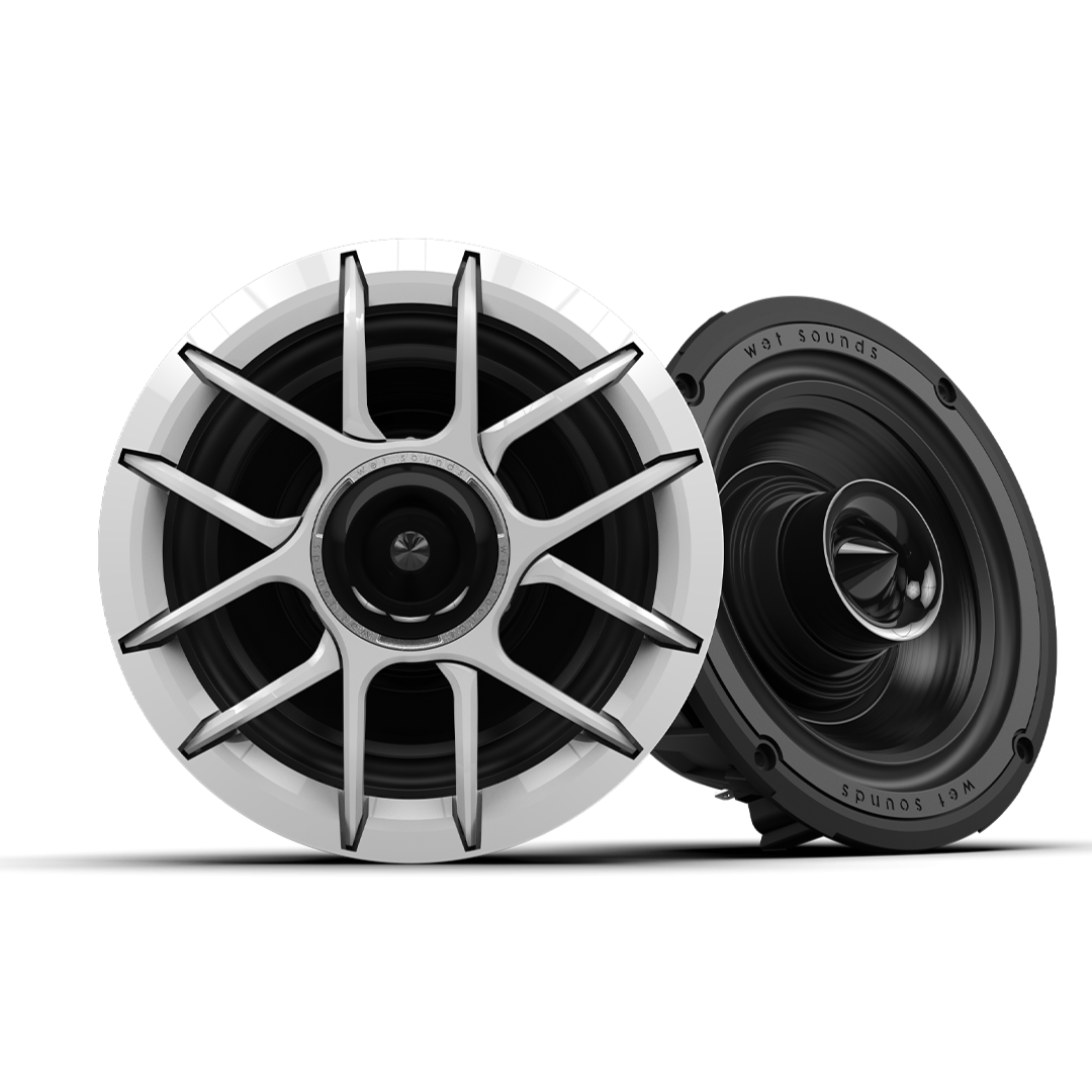 Zero Series 6.5" High-Output Component Style Coaxial Speakers (Pair) | Wet Sounds