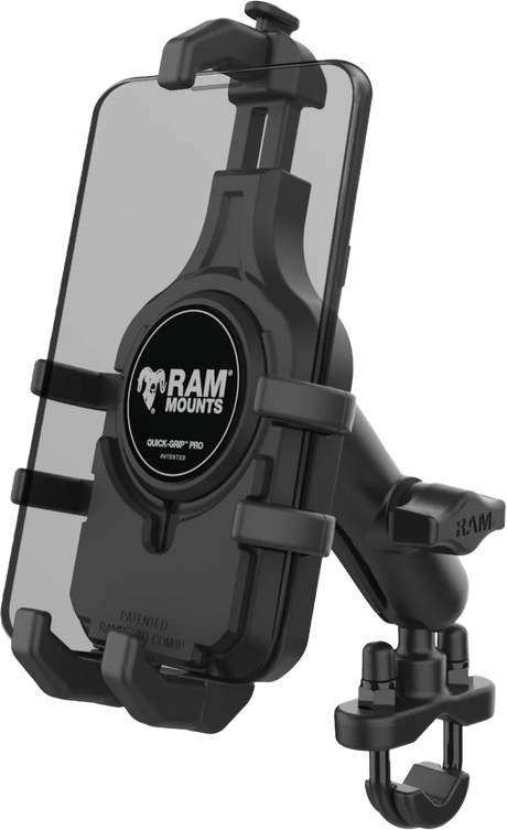 RAM Quick Grip Pro Handlebar Phone Mount for Motorcycles and Bikes - Model RAM-B-149Z-PD5U