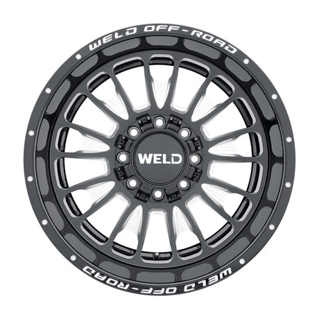 Weld Off-Road W121 20x10 Scorch Gloss Black Off-Road Wheel with 6x135 and 6x139.7 Bolt Patterns