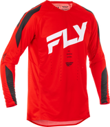 Fly Racing Evolution DST Jersey Red/White/Black XL - Bike Riding Jersey with Advanced Ventilation for Mountain and Road Bikes