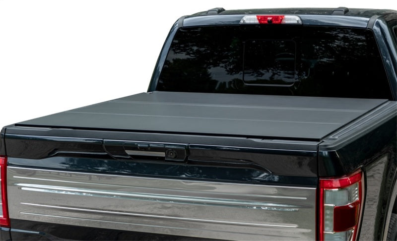 Access LOMAX Carbon Fiber Tri-Fold Tonneau Cover for 2004-2013 Ford F-150 with 5'6" Bed
