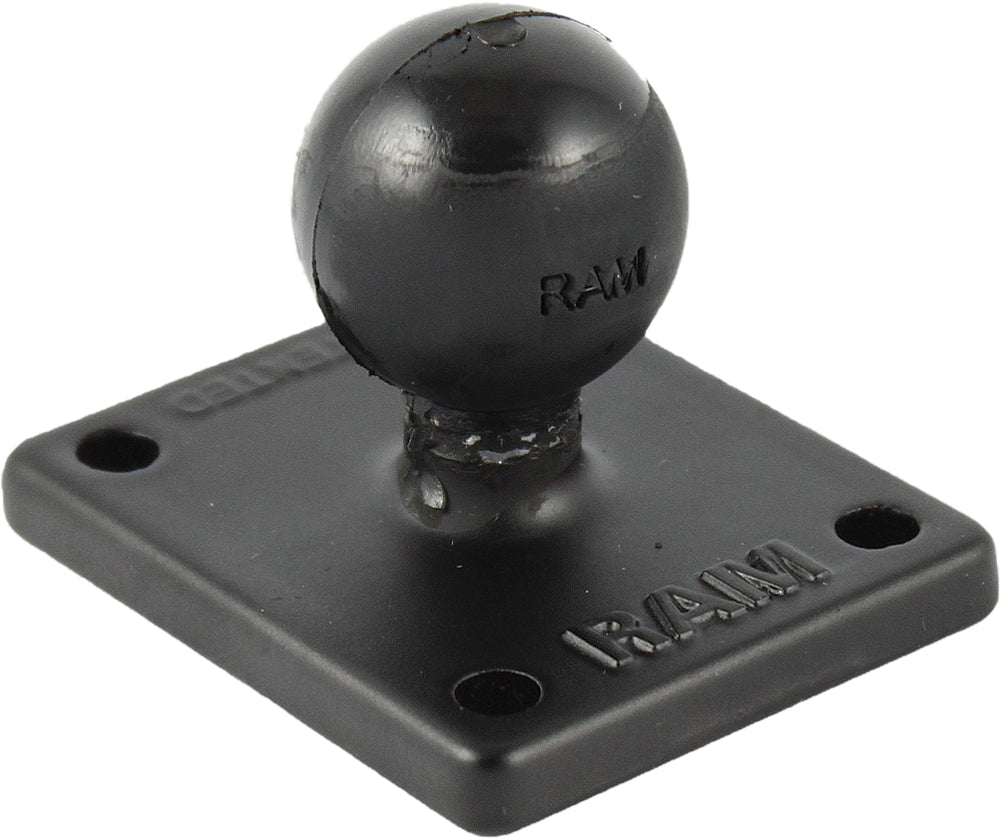 RAM-B-347U 2-Inch x 1.7-Inch Base with 1-Inch Ball for ATV, UTV, and Marine Vehicles