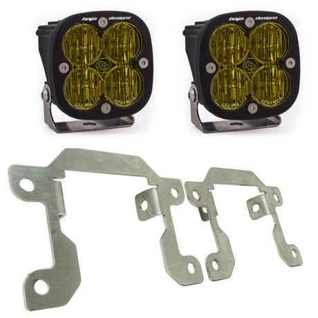 Baja Designs 447716 Ranger Fog Light Squadron Amber Kit for 2019+ Ford Ranger and 2021 Ford Bronco
