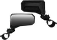 SPIKE Side Mirrors 1.825 - 2.0 Inch Fitment with Adjustable Folding and Wide Viewing Surface