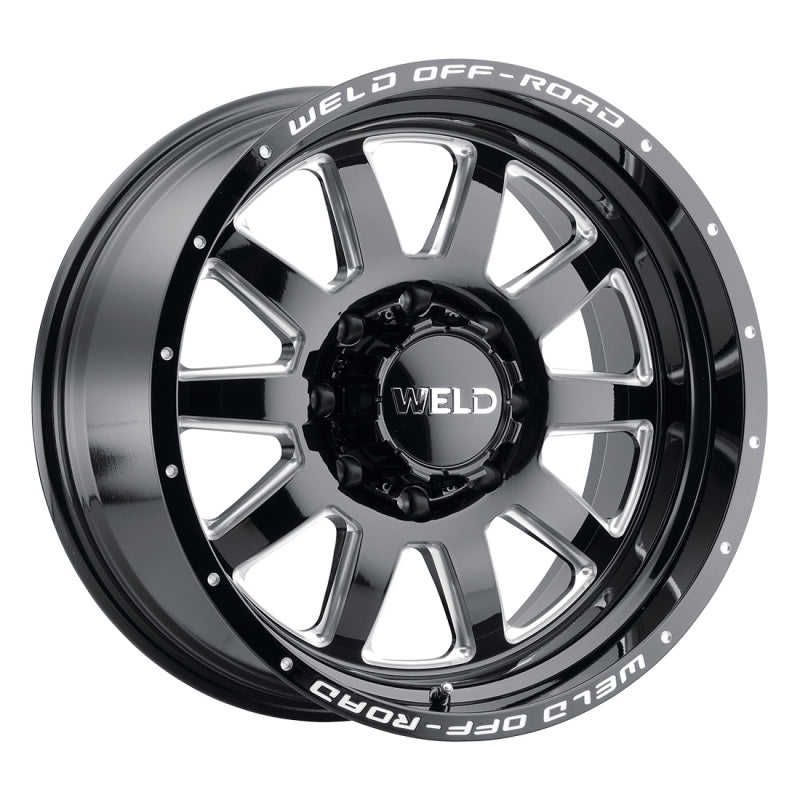 Weld Off-Road W102 20x9 Stealth Matte Black Alloy Wheel with 6X135 and 6X139.7 Bolt Pattern