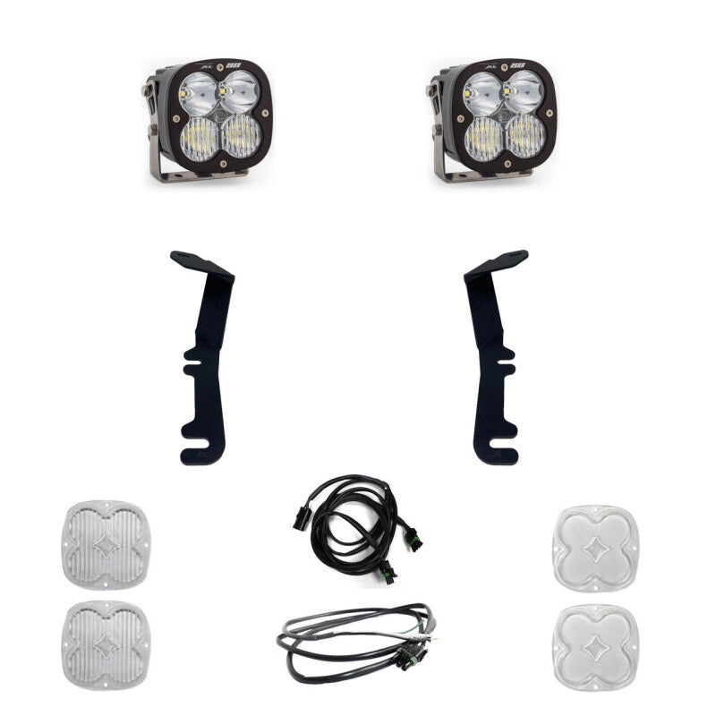 Baja Designs 2021+ Dodge Ram TRX XL80 A-Pillar Kit - Waterproof LED Light Bar with ClearView and Replaceable Lenses