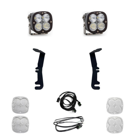 Baja Designs 2021+ Dodge Ram TRX XL80 A-Pillar Kit - Waterproof LED Light Bar with ClearView and Replaceable Lenses