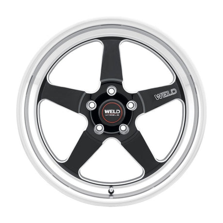 Weld S155 18x5 Ventura Drag Wheel - Gloss Black with 5x114.3 Bolt Pattern, ET-23, 78.1mm Diameter
