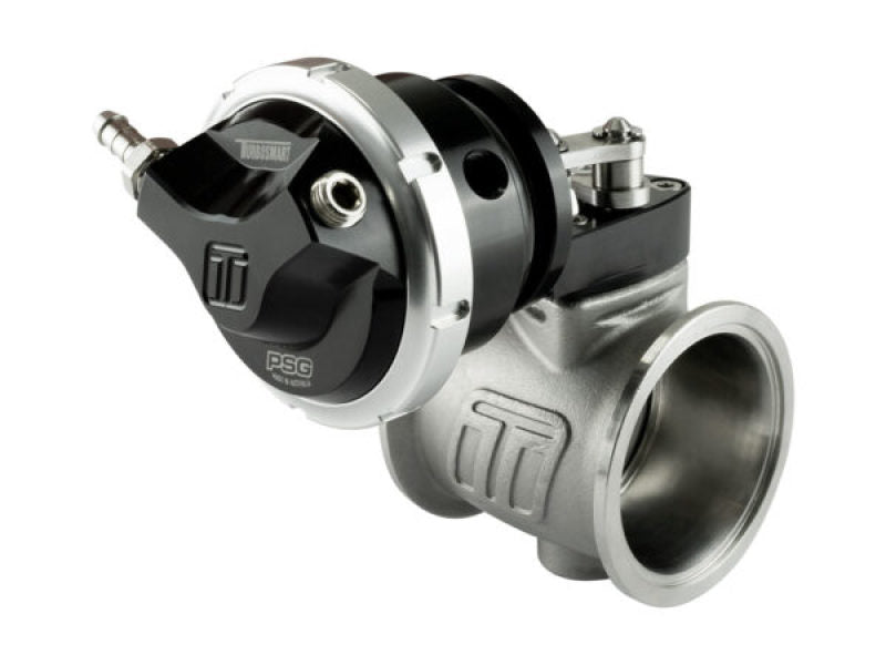 Turbosmart PSG50 Pneumatic Straight Gate Valve 6psi Black for Automotive Applications