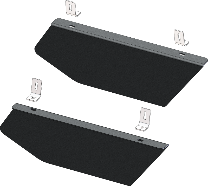 KFI 20+ Honda Talon1000-4 Rear Lower Door Panel Kit Black