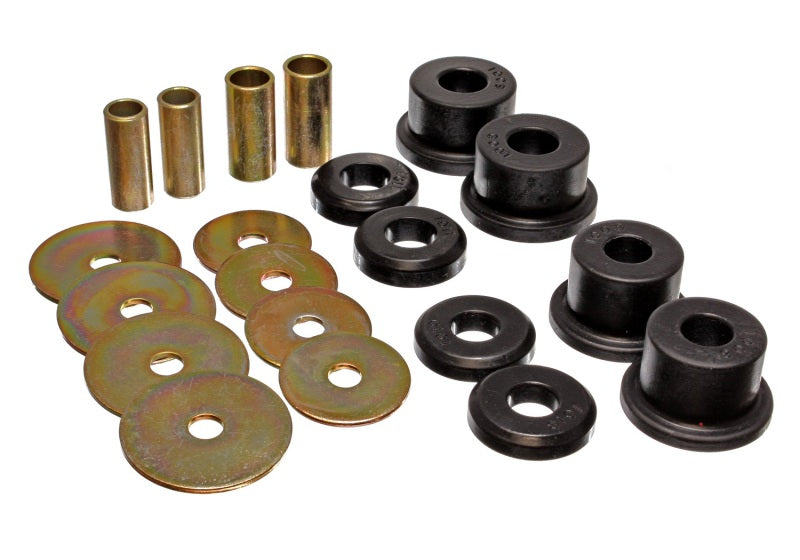 Energy Suspension 5.4103G Sub-Frame Bushing Set for 1990-1994 Mitsubishi Eclipse & 1991-1994 Eagle Talon, Rear, Black, Performance Polyurethane
