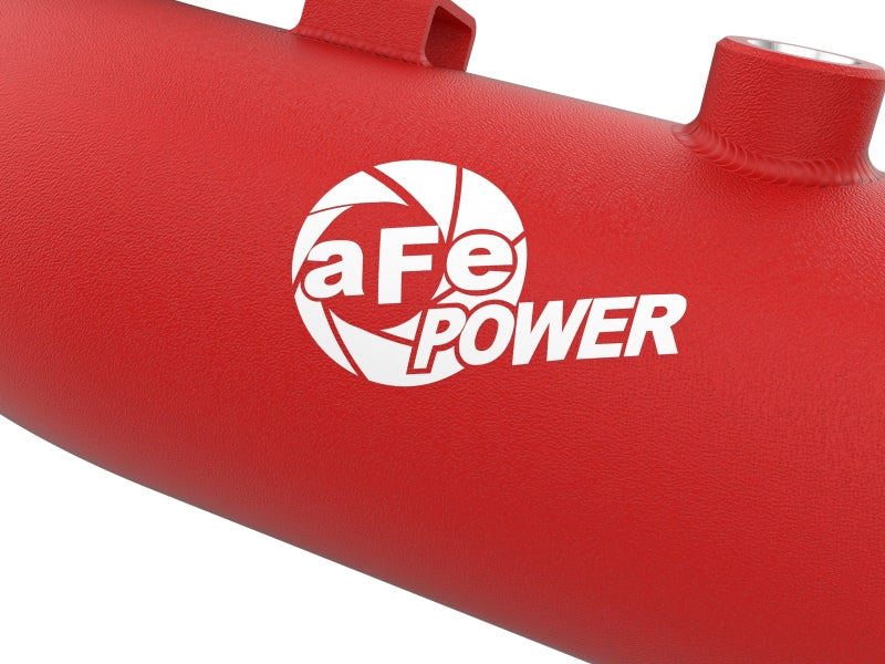 aFe BladeRunner Aluminum Hot & Cold Charge Pipe Kit for Ford F250/F350 Super Duty V8-6.7L (2023-2025) - Red