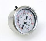 Turbosmart FPR Gauge 0-100 psi Liquid Fill for Fuel Pressure Regulation