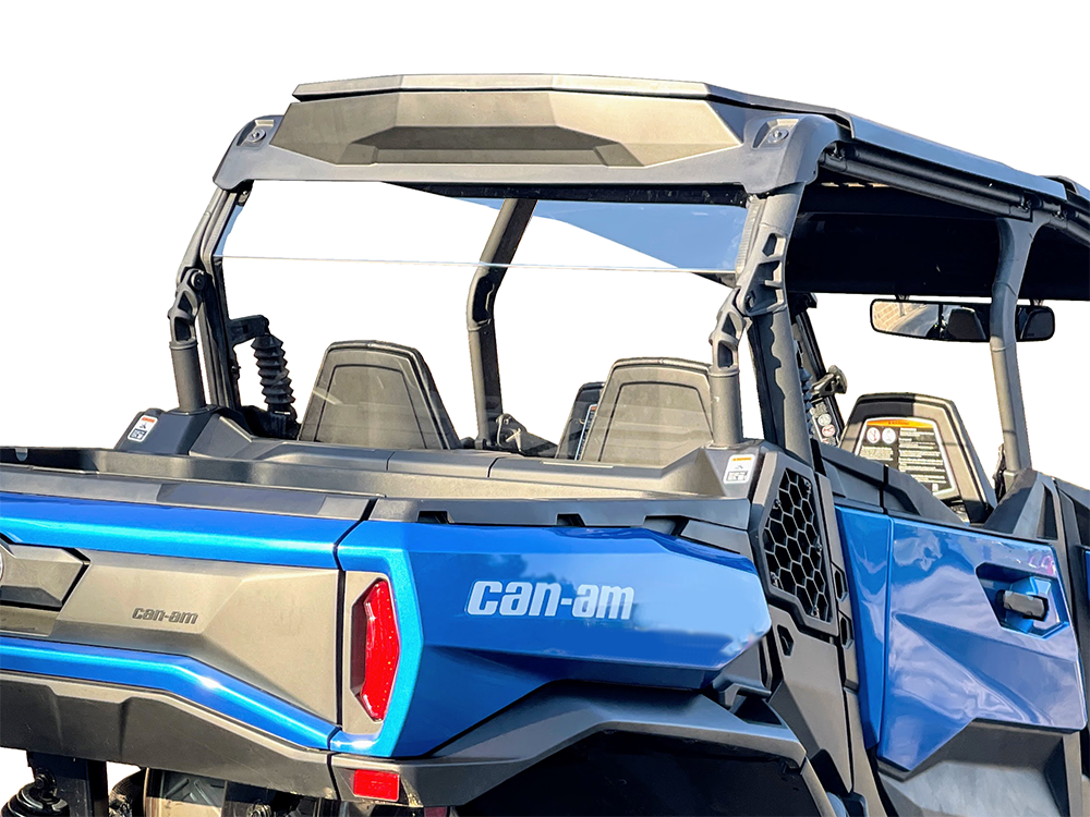 SPIKE Rear Windshield No Vent for Can-Am Commander 1000 & 700 Models