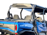SPIKE Rear Windshield No Vent for Can-Am Commander 1000 & 700 Models