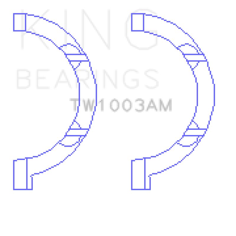 King Engine Bearings Chrysler 345/370 OHV Hemi Thrust Washer Set